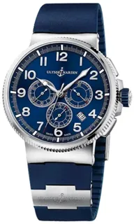 Ulysse Nardin Marine Chronograph 1503-150-3/63 Stainless steel Blue