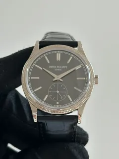 Patek Philippe Calatrava 6119G-001 White gold Gray