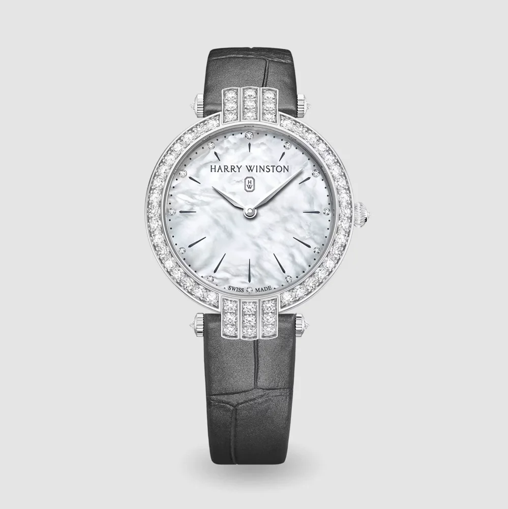 Harry Winston Premier PRNQHM36WW016 36mm White gold Mother-of-pearl