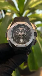 Audemars Piguet Royal Oak Concept 26221FT.OO.D002CA.01 Carbon fiber and Ceramic and Rose gold and Titanium Skeletonized