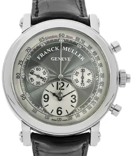 Franck Muller ROUND CHRONOGRAPH AUTOMATIC STEEL 44 MM 7008 CC RC DF Stainless steel Gray