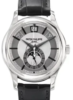 Patek Philippe Annual Calendar 5205G-001 White gold Gray