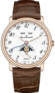 Blancpain Villeret 6639A-3631-55B Red gold White