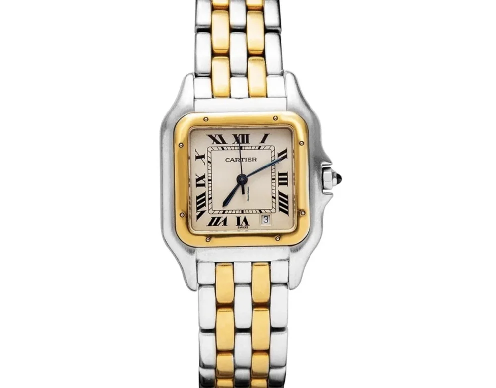 Cartier Panthère 183949 27mm Yellow gold and stainless steel White