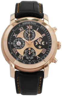 Audemars Piguet Jules Audemars 26094OR.OO.D002CR.01 43mm Rose gold Black