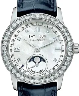 Blancpain Lu00e9man Moonphase 2360-4691A-55A Stainless steel White