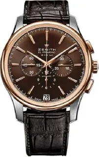 Zenith Captain Chronograph 51.2112.400/75.C498 Yellow gold and Stainless steel