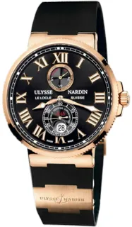 Ulysse Nardin Marine Chronometer 43mm 266-67-3/42 Rose gold Black