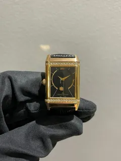 Jaeger-LeCoultre Reverso Duetto Duo Q2692424 Rose gold Black