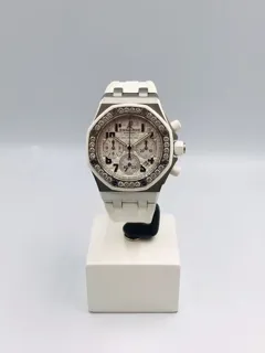 Audemars Piguet Royal Oak Offshore 26048SK.ZZ.D010CA.01 37mm Stainless steel and Rubber White