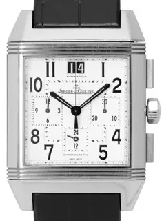 Jaeger-LeCoultre Reverso Squadra Chronograph GMT 230.8.45 Stainless steel Silver