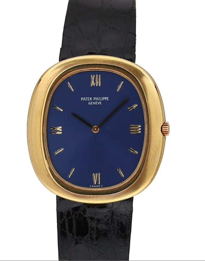 Patek Philippe Golden Ellipse 3589 33mm Yellow gold Blue