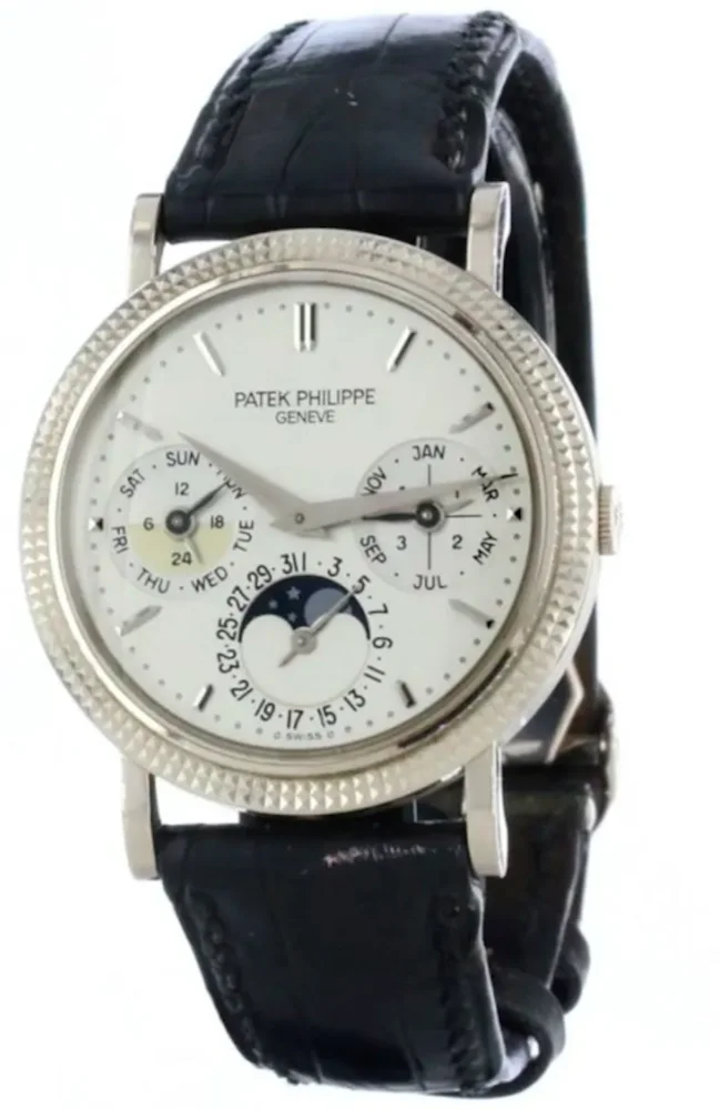 Patek Philippe Perpetual Calendar 5039G 35mm White gold Silver