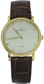 Blancpain Villeret Ultra-Slim 6222-1442-55 Yellow gold White