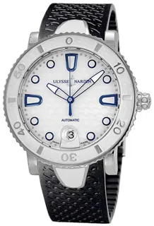 Ulysse Nardin Lady Diver 8103-101-3/00 Stainless steel White