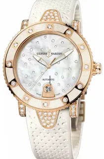 Ulysse Nardin Lady Diver Starry Night 8106-101ec-3c/20 Rose gold White