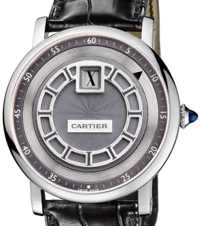 Cartier Rotonde de Cartier W1553851 White gold Gray