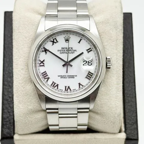 Rolex Datejust 36 16200 36mm Stainless steel White 1