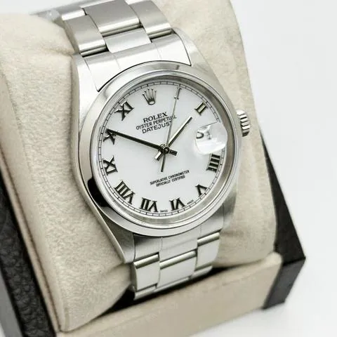 Rolex Datejust 36 16200 36mm Stainless steel White 2