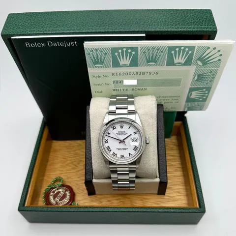 Rolex Datejust 36 16200 36mm Stainless steel White 4