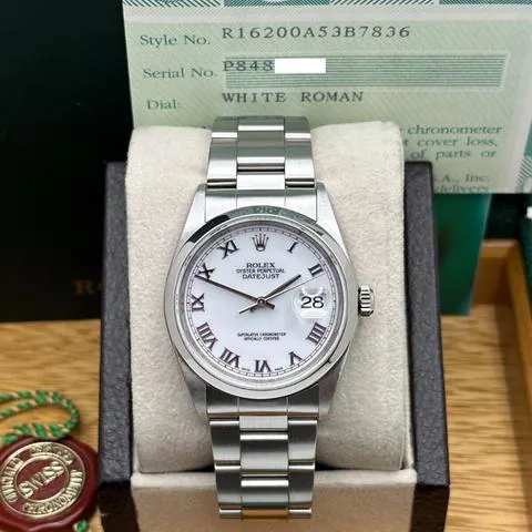 Rolex Datejust 36 16200 36mm Stainless steel White 7