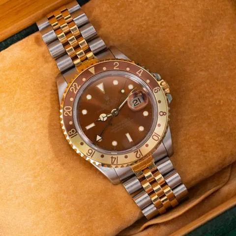 Rolex GMT-Master II 16713 40mm Yellow gold and Stainless steel Brown 7