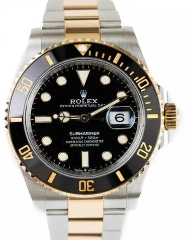 Rolex Submariner 126613LN 41mm Yellow gold and Stainless steel Black