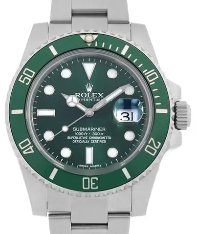 Rolex Submariner 116610LV 40mm Stainless steel Green