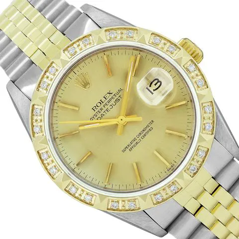 Rolex Datejust 36 16013 36mm Yellow gold and stainless steel Gold