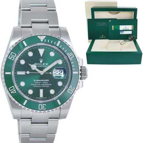 Rolex Submariner 116610LV 40mm Ceramic Green