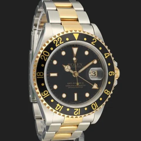 Rolex GMT-Master II 16713 40mm Yellow gold and Stainless steel Black 3