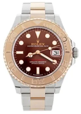 Rolex Yacht-Master 37 268621 37mm Yellow gold and Stainless steel Brown