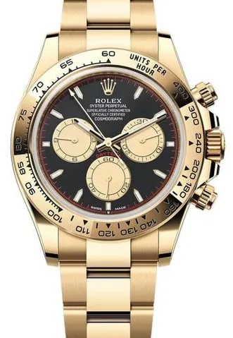 Rolex Daytona 126508-0002 40mm 18k yellow gold Black