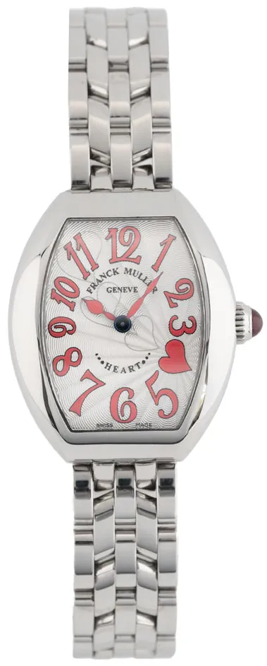 Franck Muller Heart 5002SQZC4H 26mm Stainless steel Silver