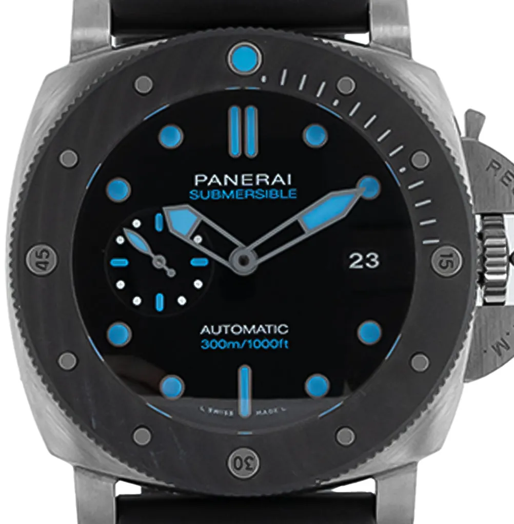 Panerai Submersible PAM 00799 47mm Edelstahl Black 1