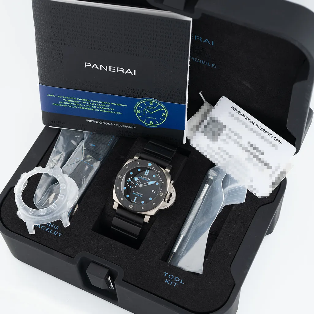 Panerai Submersible PAM 00799 47mm Edelstahl Black 3