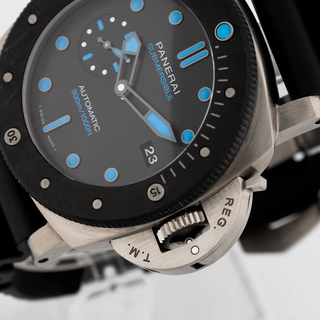 Panerai Submersible PAM 00799 47mm Edelstahl Black 4