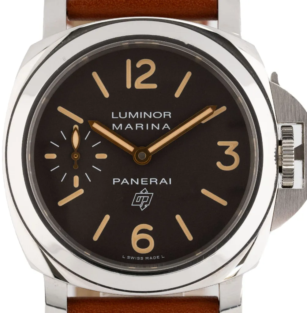 Panerai Luminor 44mm Stainless steel Brown 1