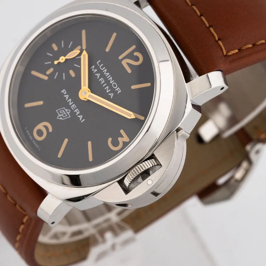 Panerai Luminor 44mm Stainless steel Brown 3