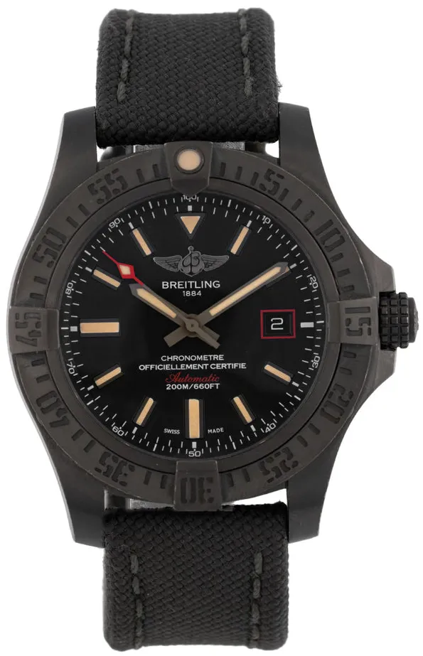 Breitling Avengers V1731110/BD74 44mm Material Black