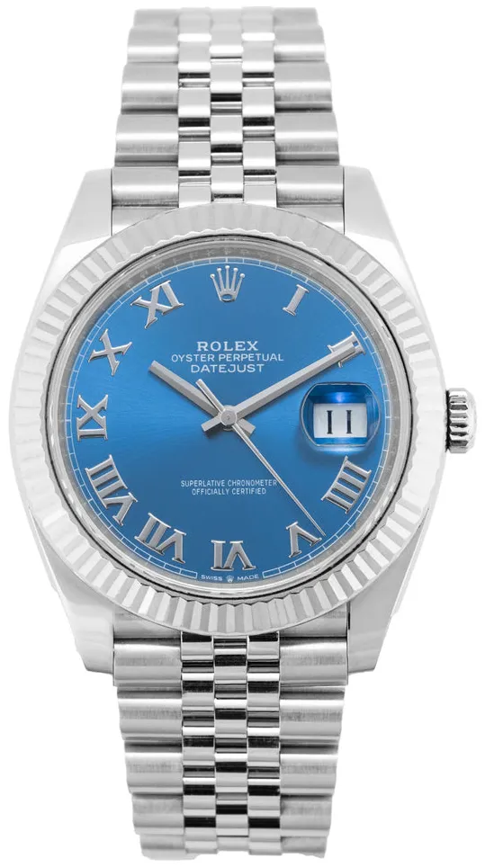 Rolex Datejust 41 126334 41mm White gold and Stainless steel Blue