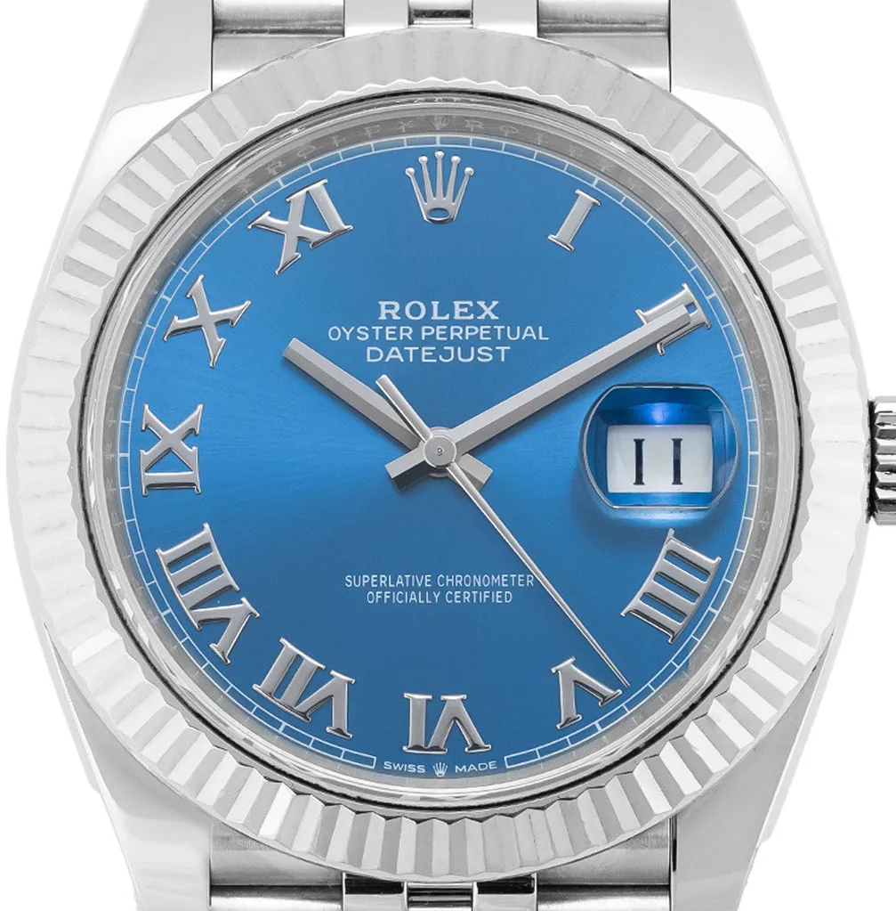 Rolex Datejust 41 126334 41mm White gold and Stainless steel Blue 1