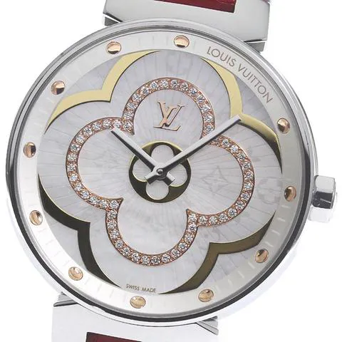 Louis Vuitton QA019 35mm Stainless steel White