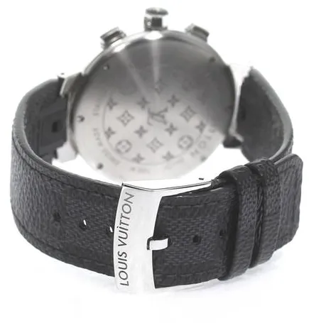 Louis Vuitton Q11BG 39mm Stainless steel Black 2