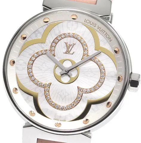 Louis Vuitton QA019 35mm Stainless steel White