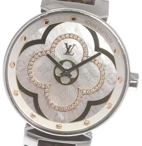 Louis Vuitton QA019 35mm Stainless steel White