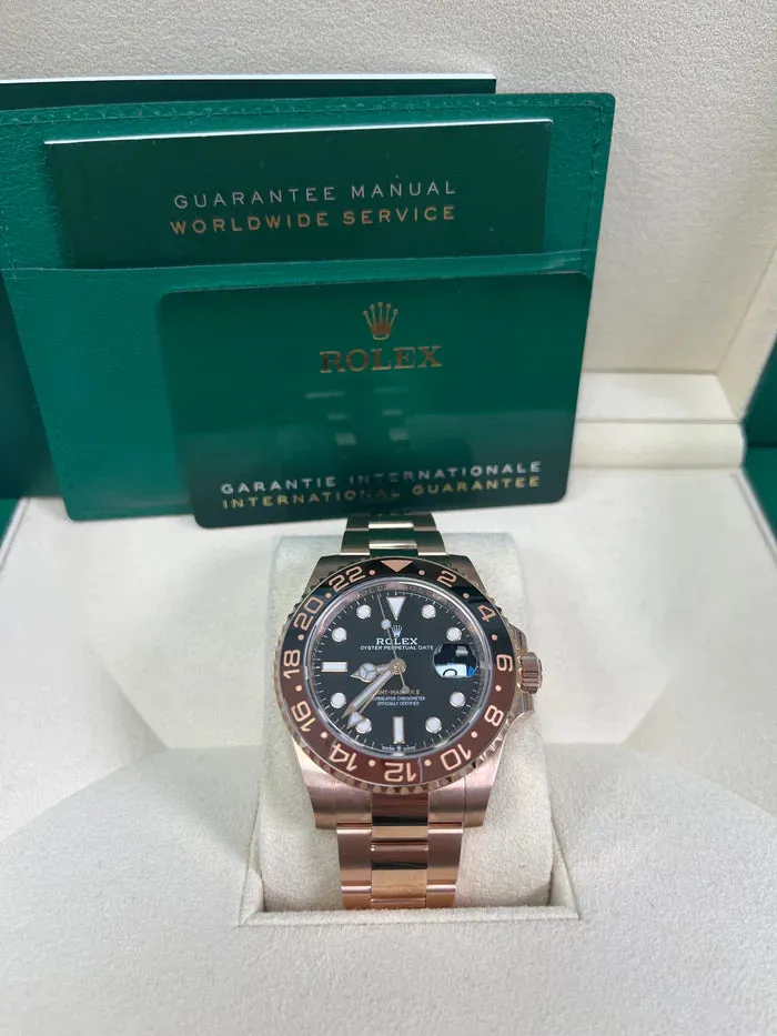 Rolex GMT-Master II 126715CHNR 40mm 18K Everose Black 1