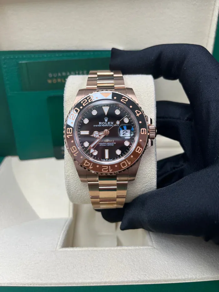 Rolex GMT-Master II 126715CHNR 40mm 18K Everose Black 2