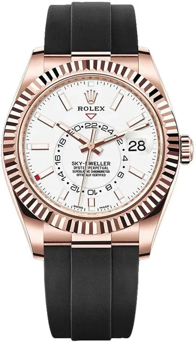 Rolex Sky-Dweller 326235 42mm Rose gold White