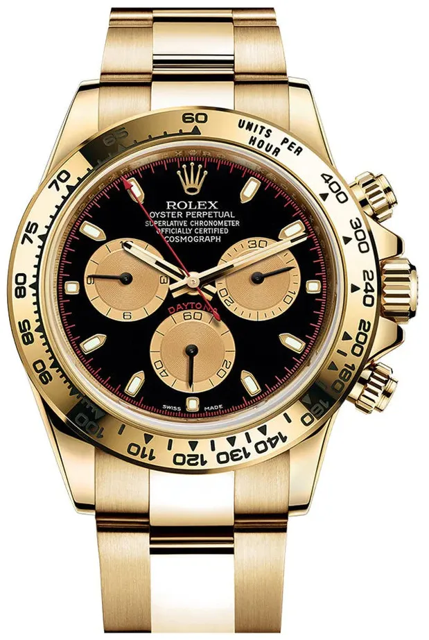 Rolex Daytona 116508 40mm Yellow gold Champagne